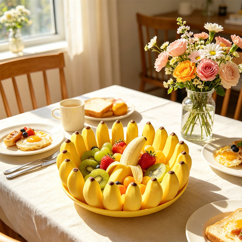 π Creative Banana Shape Fruit Bowl