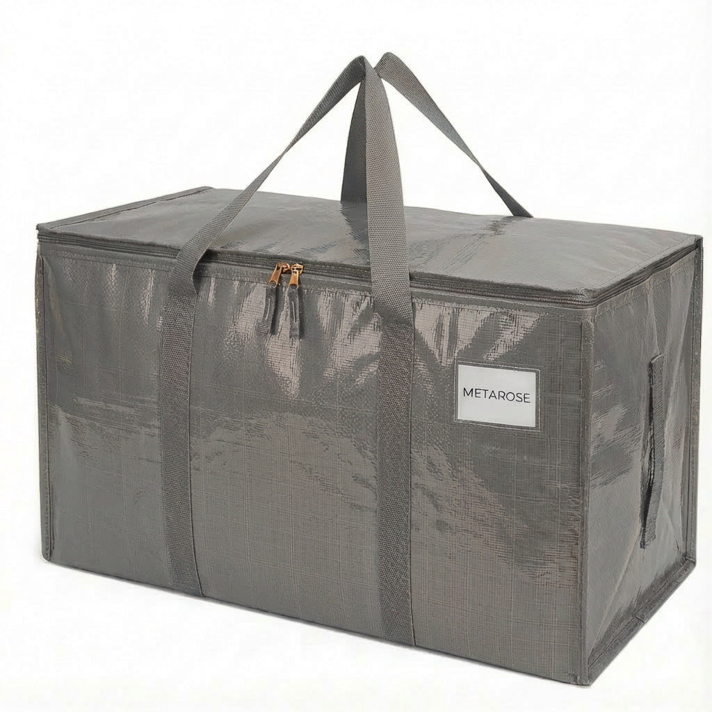 Extra Large Moving Bags Heavy Duty with Zippers & Carrying Handles