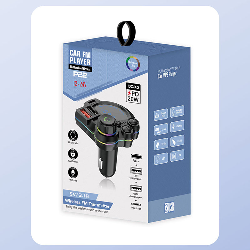 π» 50% OFF NOW! π Universal Dual-Port Car FM Bluetooth Transmitter β Wireless Music, Hands-Free Calling & Dual USB Charger π