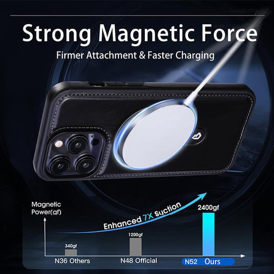 🔥 HOT SALE 🔥🔥New In Phone Case for iPhone 17 Series - Luxurious Leather Invisible Stand Case