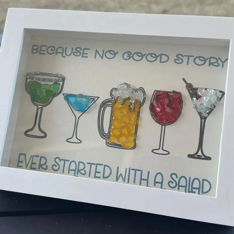 Sea Glass Art Happy Hour Cocktails