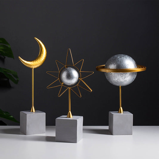 Planet Sun Moon Decor