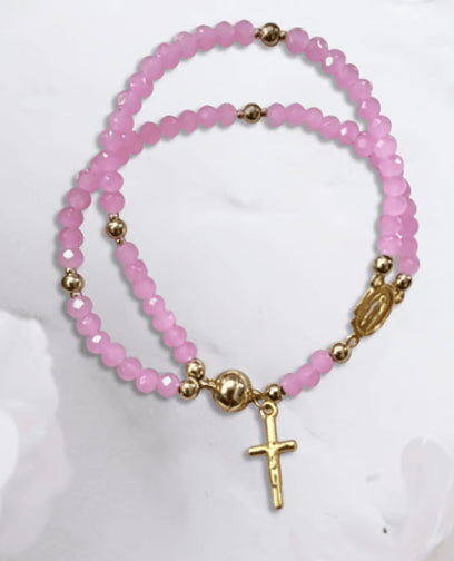 ✝️Handcrafted rosary bracelets📿