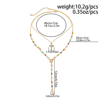 🌸50% Off Now💫Layered Gold Cross Necklaces for Women