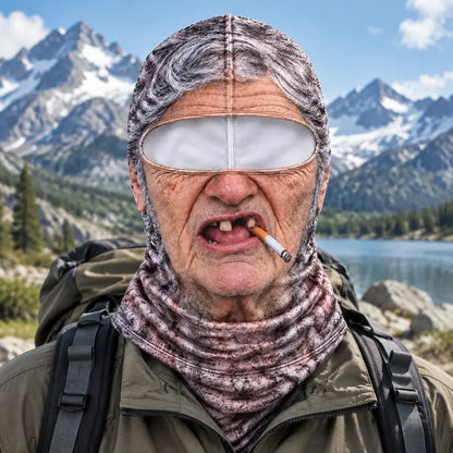 😂 Funny Face Motorcycle Balaclava