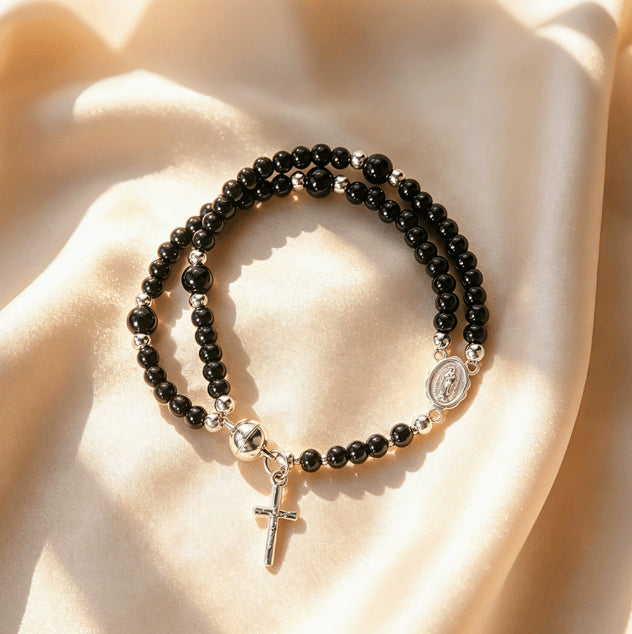 ✝️Handcrafted rosary bracelets📿