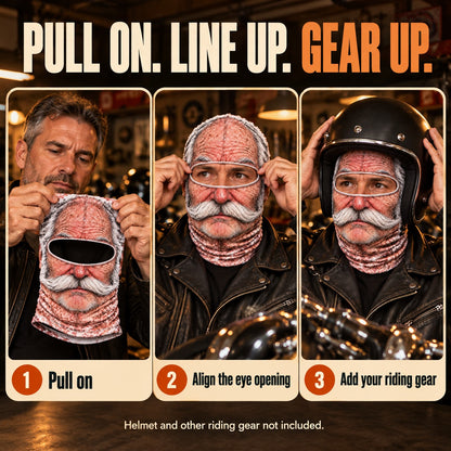 😂 Funny Face Motorcycle Balaclava
