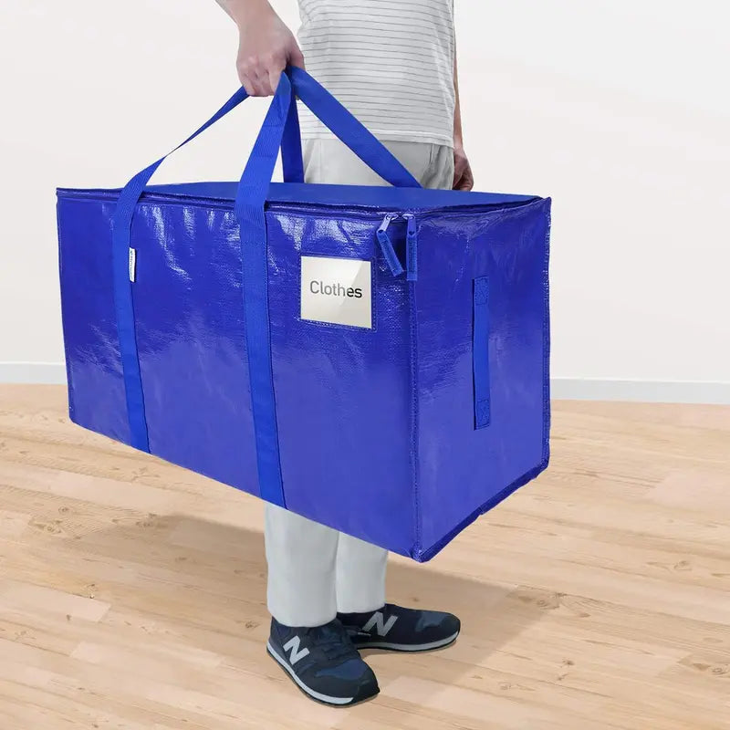 Extra Large Moving Bags Heavy Duty with Zippers & Carrying Handles