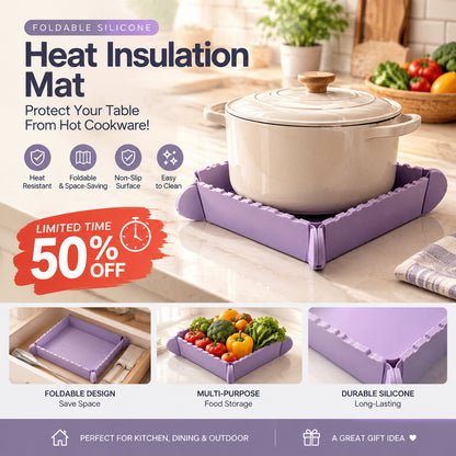 🔥 2-in-1 Magnetic Heat-Resistant Pot Mat & Tray 🛒