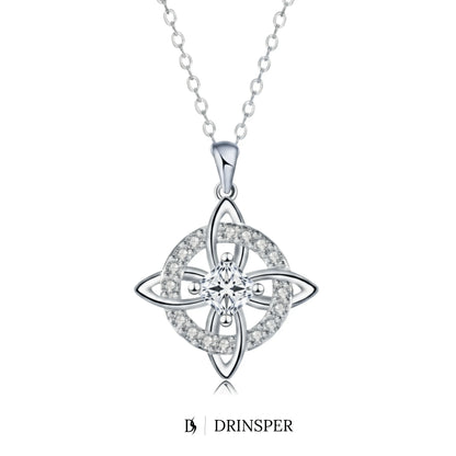 Mystical Birthstone Witches Knot Necklace – Natural Crystal🔮💞Protect Your Loved Ones