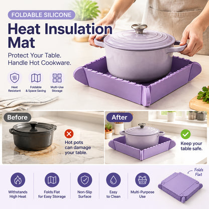 🔥 2-in-1 Magnetic Heat-Resistant Pot Mat & Tray 🛒