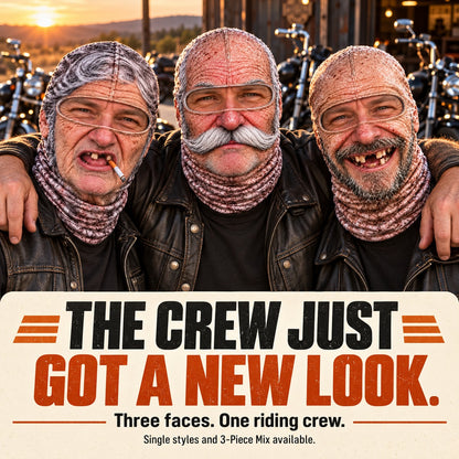 😂 Funny Face Motorcycle Balaclava