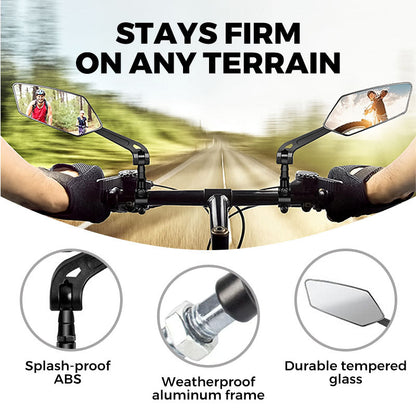 ⏳Limited-time 50% off⏰360° Rotatable Adjustable Bicycle Rearview Mirror🚴