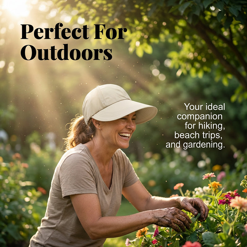🧢 Women's Wide-Brim Sun Hat – UV Protection, Quick-Dry Fabric & Breathable Comfort 🌊
