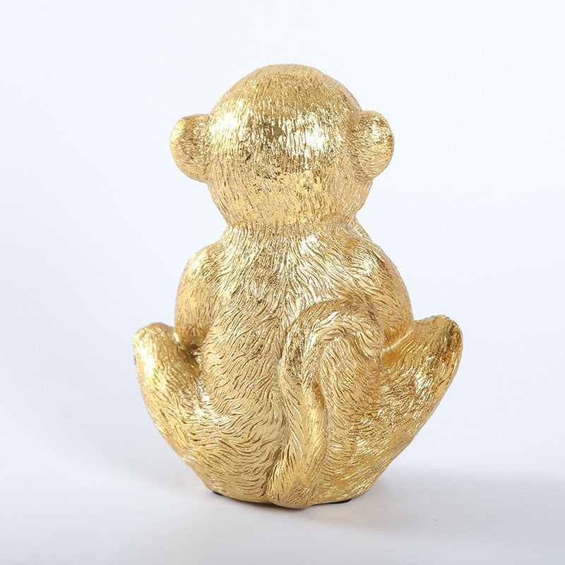 Three Wise Golden Monkeys