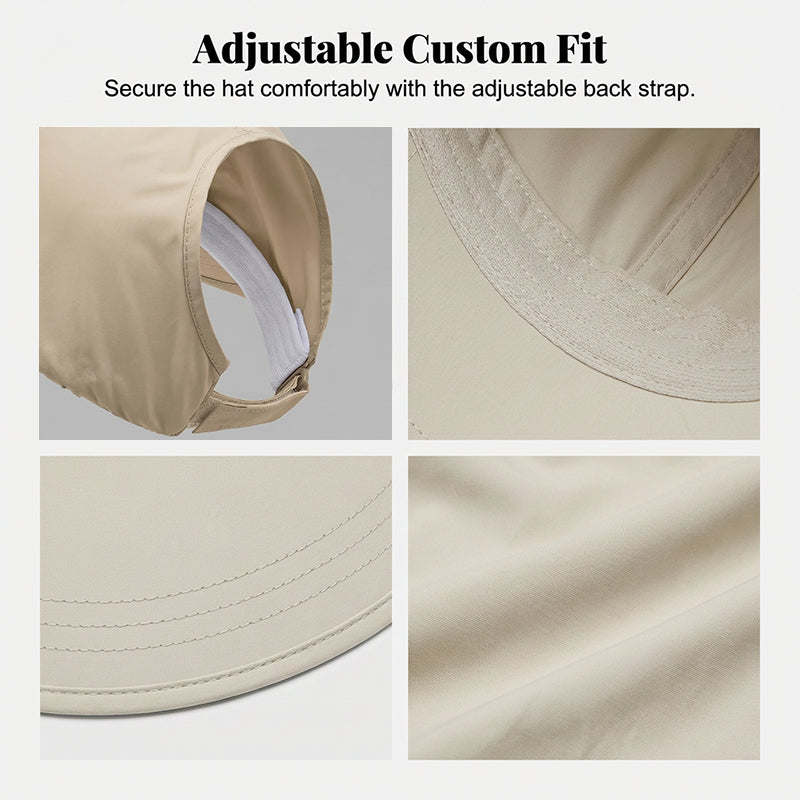 🧢 Women's Wide-Brim Sun Hat – UV Protection, Quick-Dry Fabric & Breathable Comfort 🌊