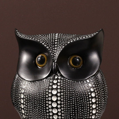 Abstract Owl Figurine