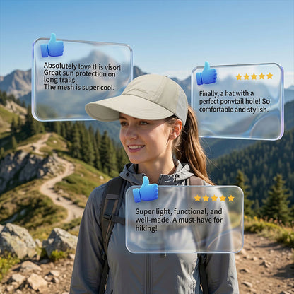 🧢 Women's Wide-Brim Sun Hat – UV Protection, Quick-Dry Fabric & Breathable Comfort 🌊