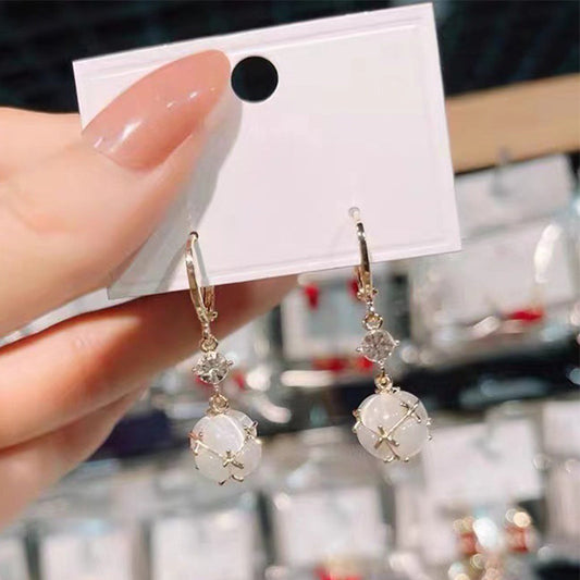 Elegant Sparking Drop Earrings for Women