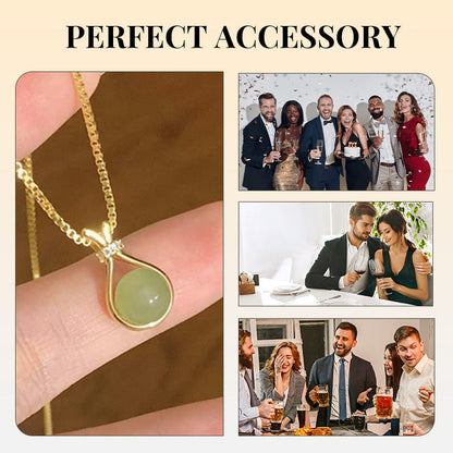 Elegant Hetian Jade Pendant Necklace