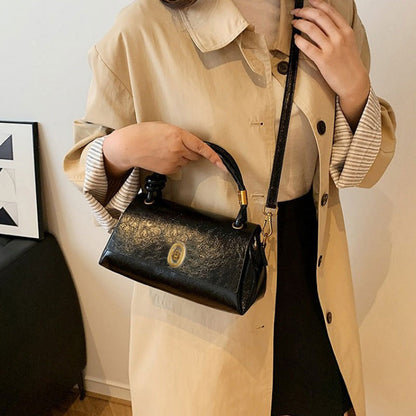 👜 Women's Mini Top Handle Crossbody Bag – 3-Way Wear | Large Capacity PU Leather Handbag | Smooth Zipper Closure | Chic & Compact Daily Purse ✨