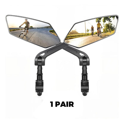⏳Limited-time 50% off⏰360° Rotatable Adjustable Bicycle Rearview Mirror🚴