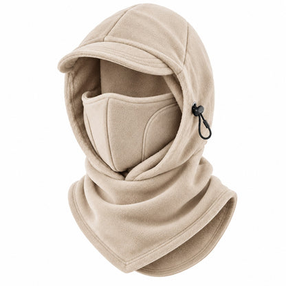 🔥🥶Fleece Double Layer Integrated Mask Hat