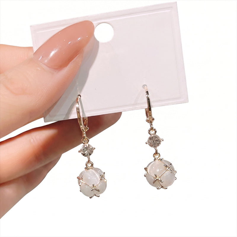 Elegant Sparking Drop Earrings for Women