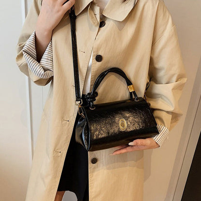 👜 Women's Mini Top Handle Crossbody Bag – 3-Way Wear | Large Capacity PU Leather Handbag | Smooth Zipper Closure | Chic & Compact Daily Purse ✨