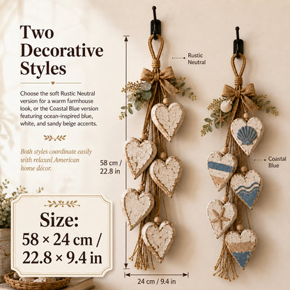 🤎 Hanging Heart Wall Decor - A Heartwarming Gift for Every Home