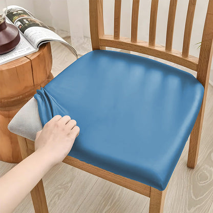 ✨ PU Leather Chair Protector – Waterproof & Oil-Resistant Seat Covers for Dining Chairs, Removable & Washable