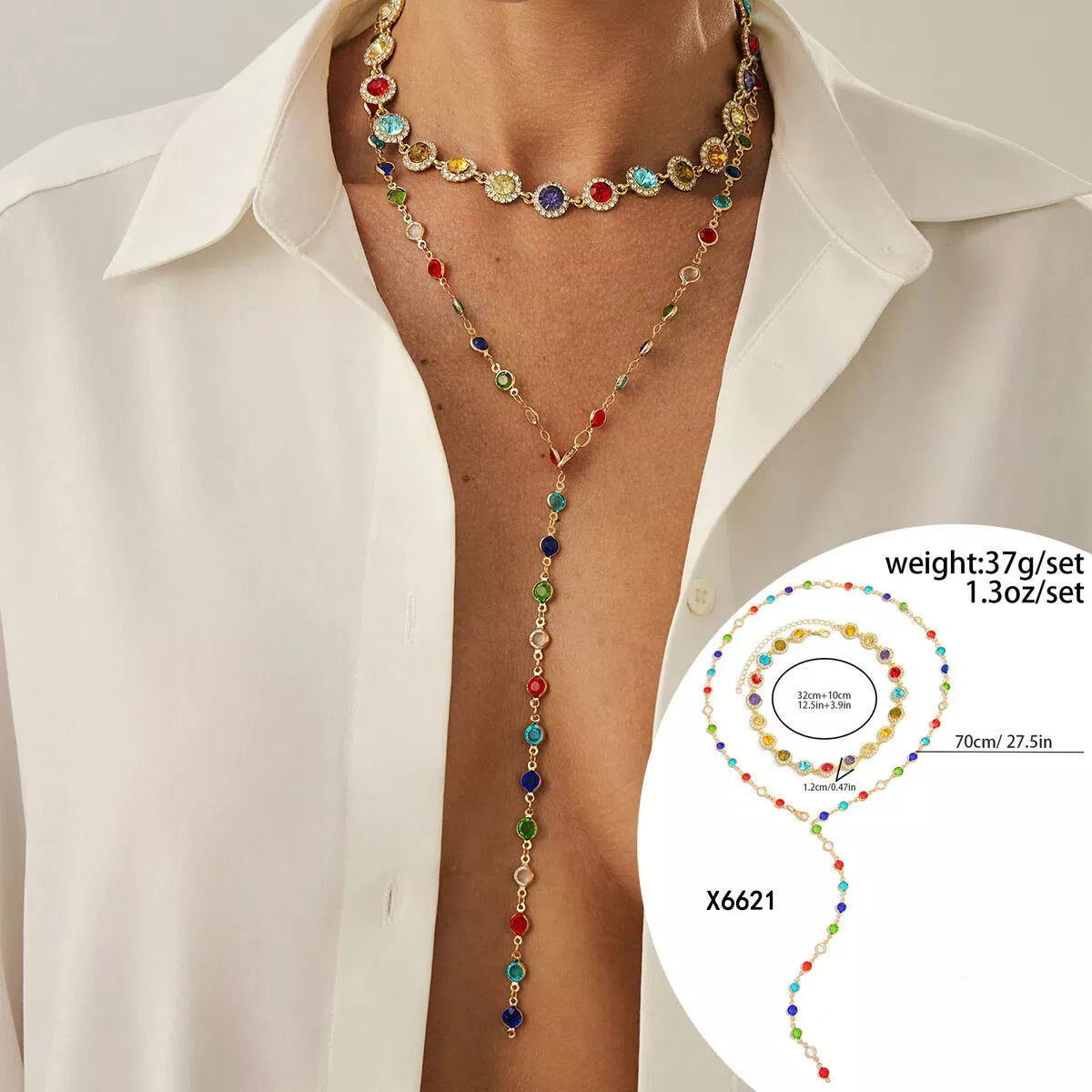🌸50% Off Now💫Layered Gold Cross Necklaces for Women