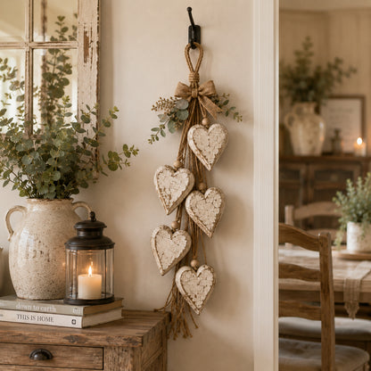 🤎 Hanging Heart Wall Decor - A Heartwarming Gift for Every Home