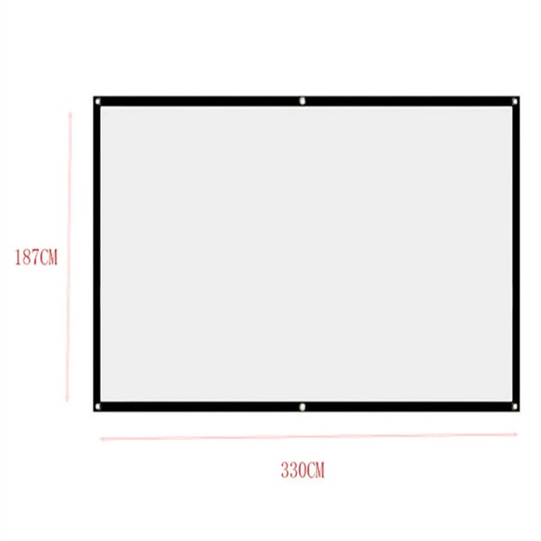⏰📺HD Matte White Projection Screen, Immersive Home Theater🎬🌟