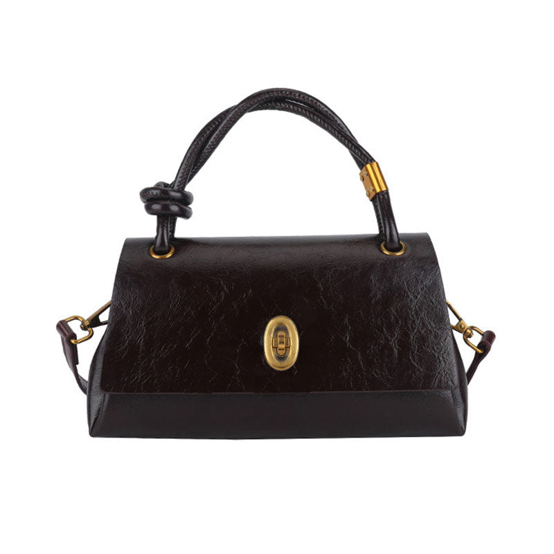 👜 Women's Mini Top Handle Crossbody Bag – 3-Way Wear | Large Capacity PU Leather Handbag | Smooth Zipper Closure | Chic & Compact Daily Purse ✨