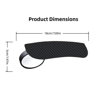 2‑Piece Car Rearview Mirror Rain Visors