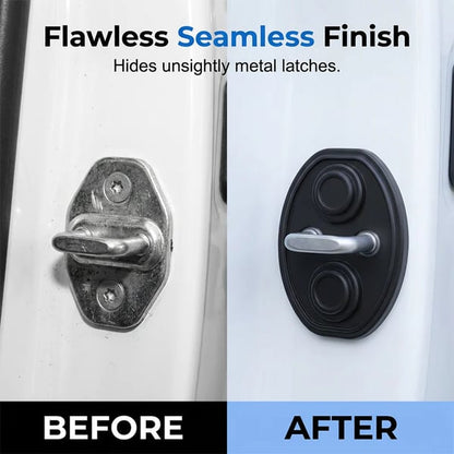 Car Door Lock Cover – Noise-Dampening & Rust-Proof Striker Protector