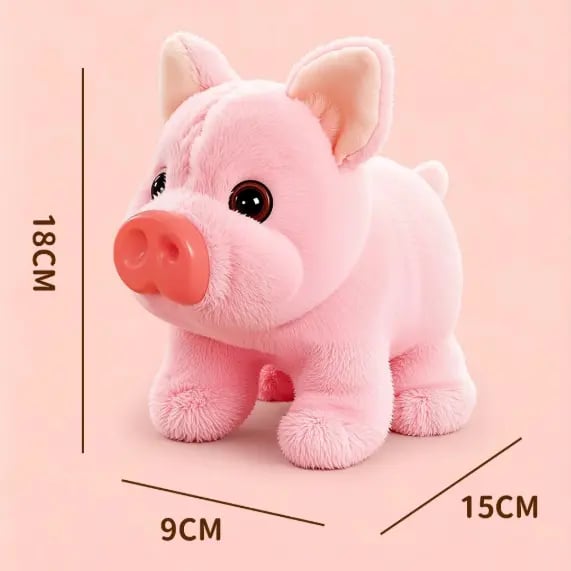Summervibes Electric Plush Cute Piglet Realistic Vocalisation Electronic Pet Toy Deals for You Days