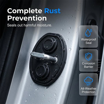 Car Door Lock Cover – Noise-Dampening & Rust-Proof Striker Protector