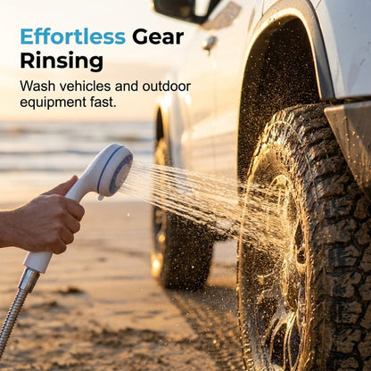 🔥HOT SALE🔥💥Exclusive Offer🚿 Stay Fresh Outdoors✨ Portable Camping Shower with Adjustable Flow – For Easy & Convenient Outdoor Cleaning!