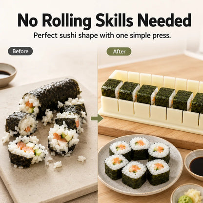 🍣 49% OFF Sushi Maker Mold – Perfect Homemade Rolls Made Easy