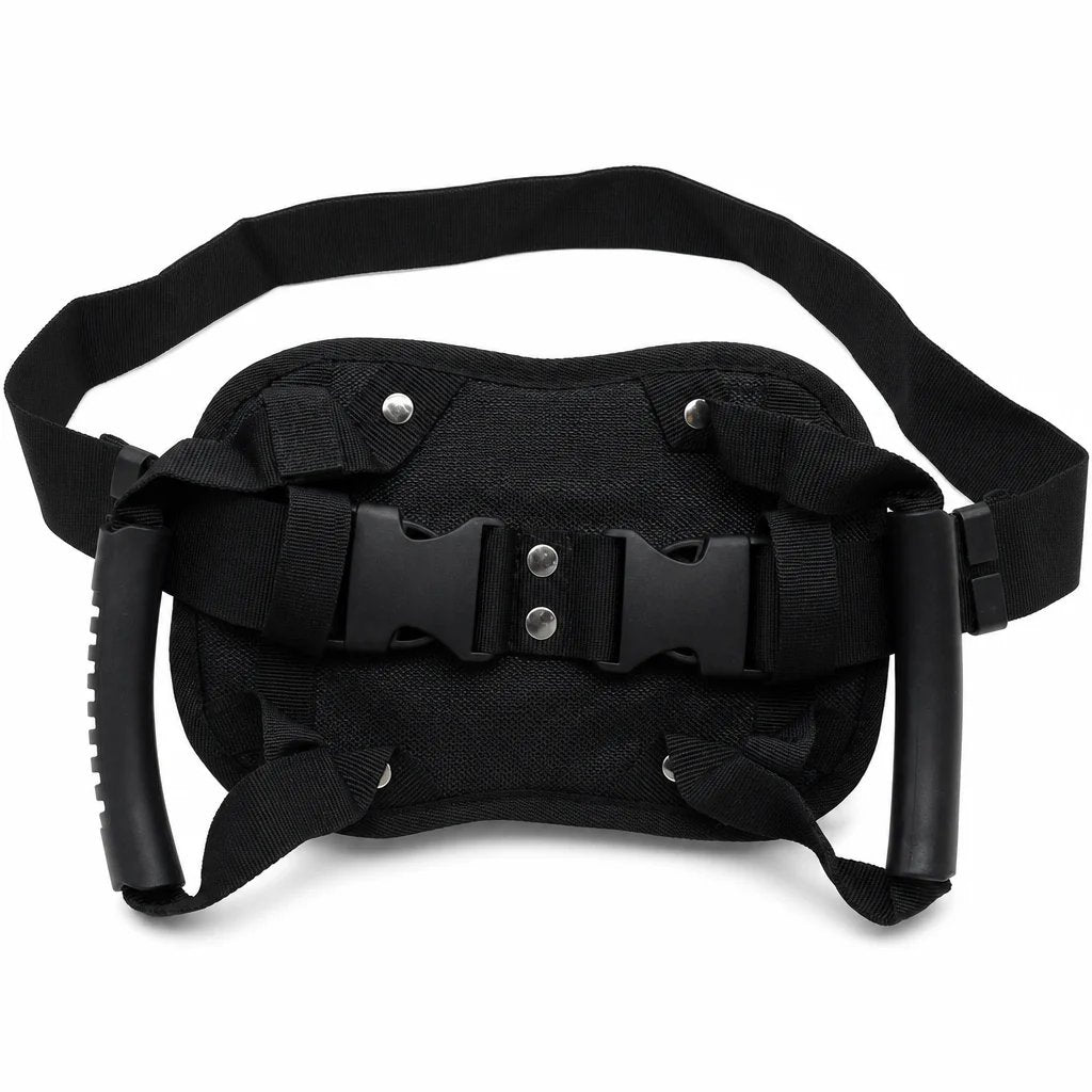 🏍️ Passenger Grip Belt: High-Tensile Nylon, Ergonomic Handle, Adjustable Waist Strap, for Motorcycle