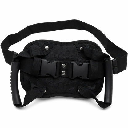 🏍️ Passenger Grip Belt: High-Tensile Nylon, Ergonomic Handle, Adjustable Waist Strap, for Motorcycle