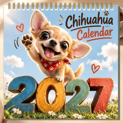 🐕2027 New Chihuahua Wall Calendar🎉