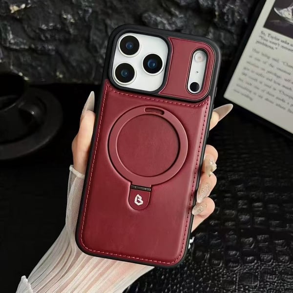 🔥 HOT SALE 🔥🔥New In Phone Case for iPhone 17 Series - Luxurious Leather Invisible Stand Case