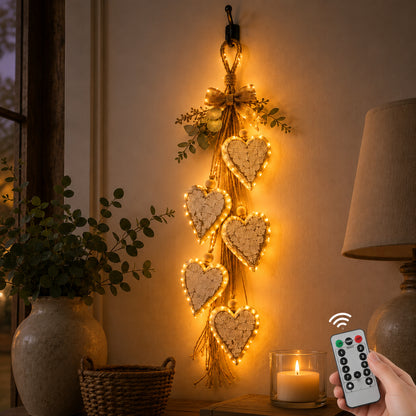 🤎 Hanging Heart Wall Decor - A Heartwarming Gift for Every Home