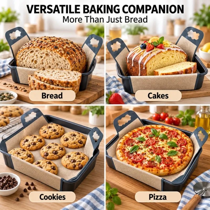 🥐Cross‑Shape Food‑Safe Baking Liner, Simple Clean‑Up Alternative To Disposable Parchment Paper