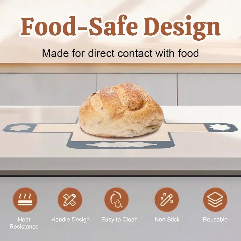 🥐Cross‑Shape Food‑Safe Baking Liner, Simple Clean‑Up Alternative To Disposable Parchment Paper