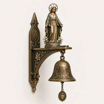 🔥HOT SALE🔥🙏 Our Lady of Grace Wall Bell – A Gift of Faith, Grace & Love 🔔