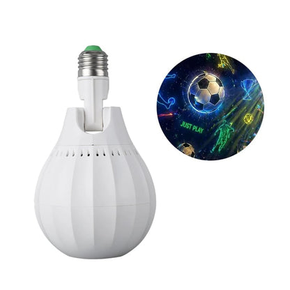 Rotating Holiday Projection Light Bulb